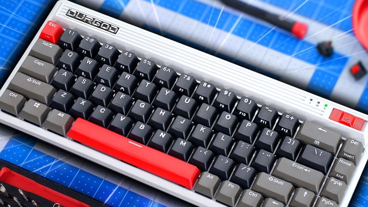 Durgod Fusion Keyboard - Retro Vibez - YouTube