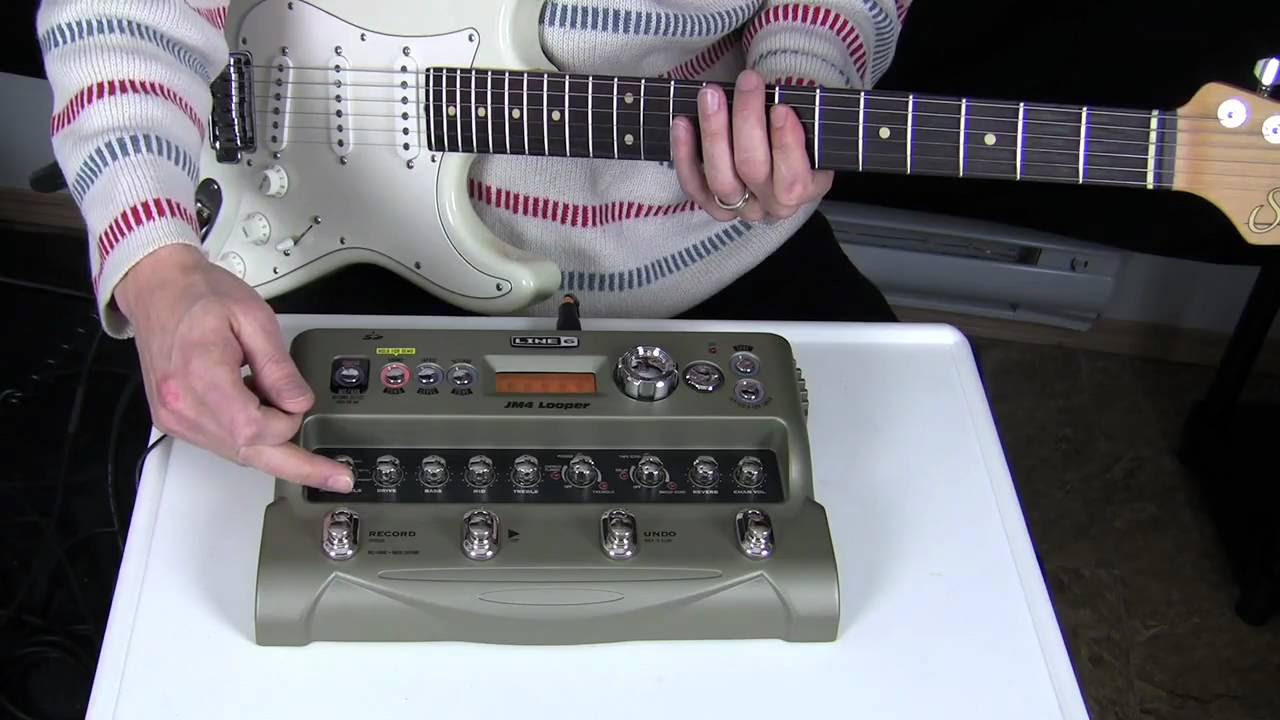 Line 6 JM4 looper pedal demo - YouTube