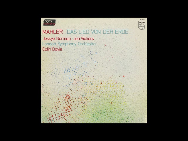 マーラー 大地の歌 ジェシー・ノーマン コリン・デイヴィス