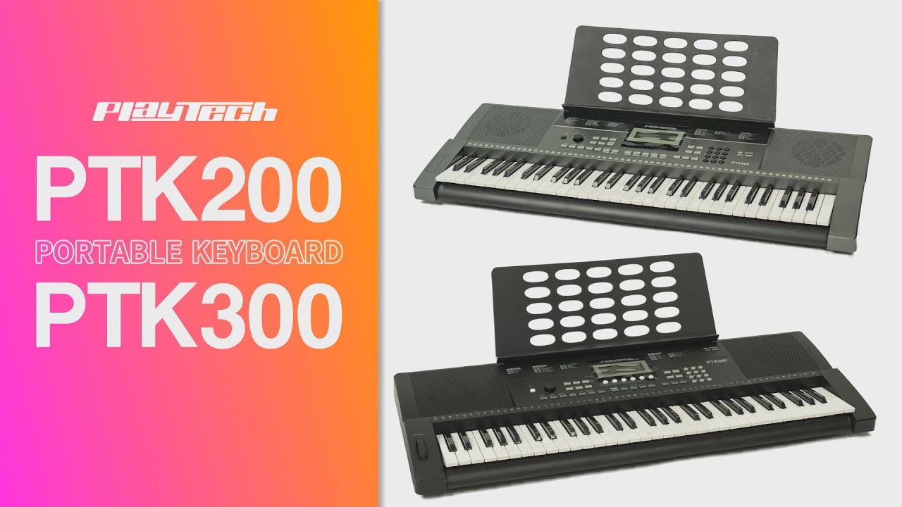 PLAYTECH 激安キーボード登場！ PTK200 PTK300 - YouTube