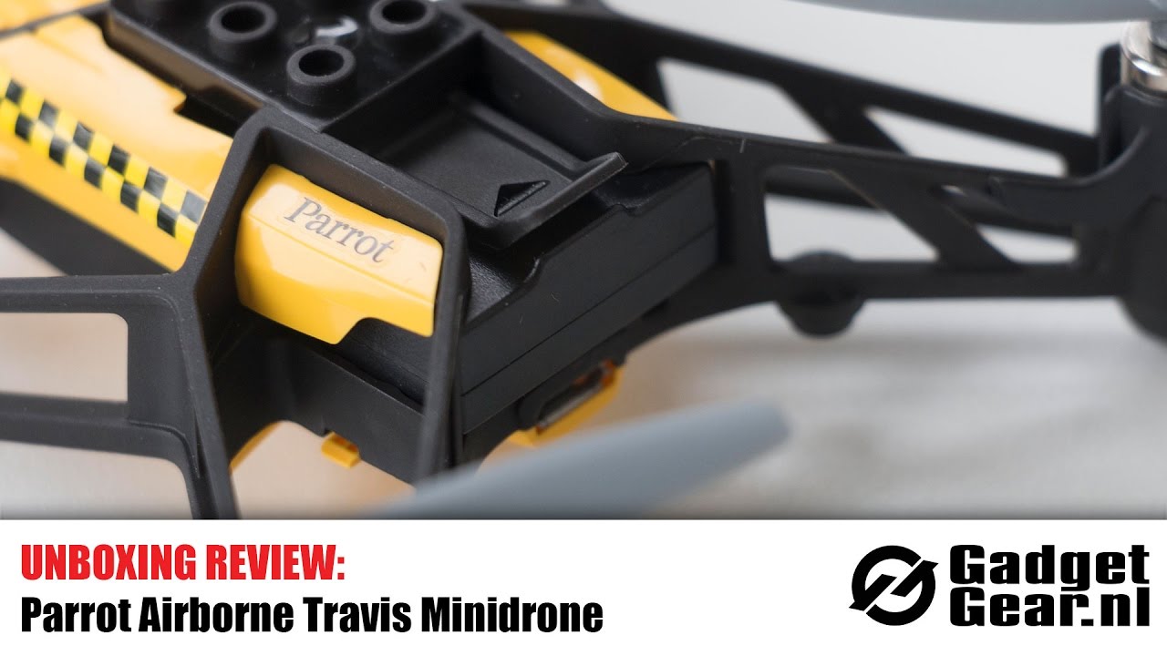Unboxing Review: Parrot Airborne Travis Minidrone - YouTube