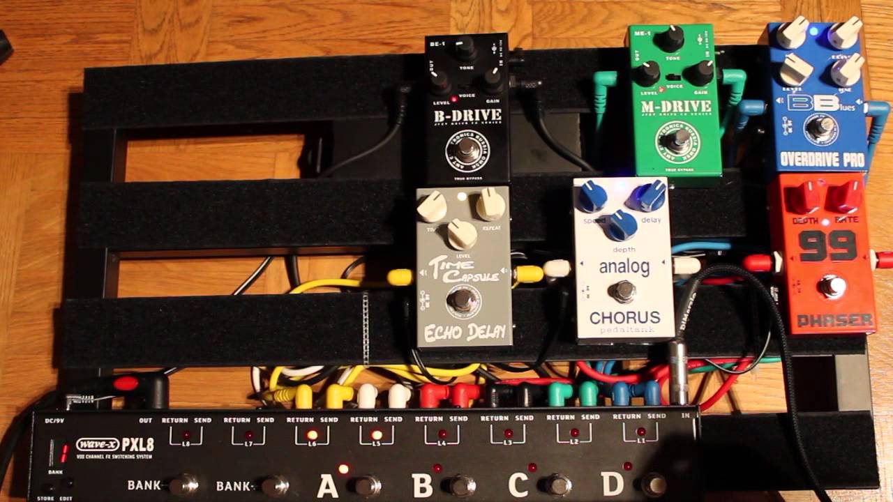 Joyo PLX-8 Looper / Switcher Demo - YouTube