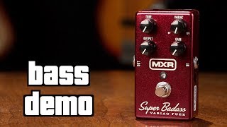 MXR Super Badass Variac Fuzz Bass Demo - YouTube
