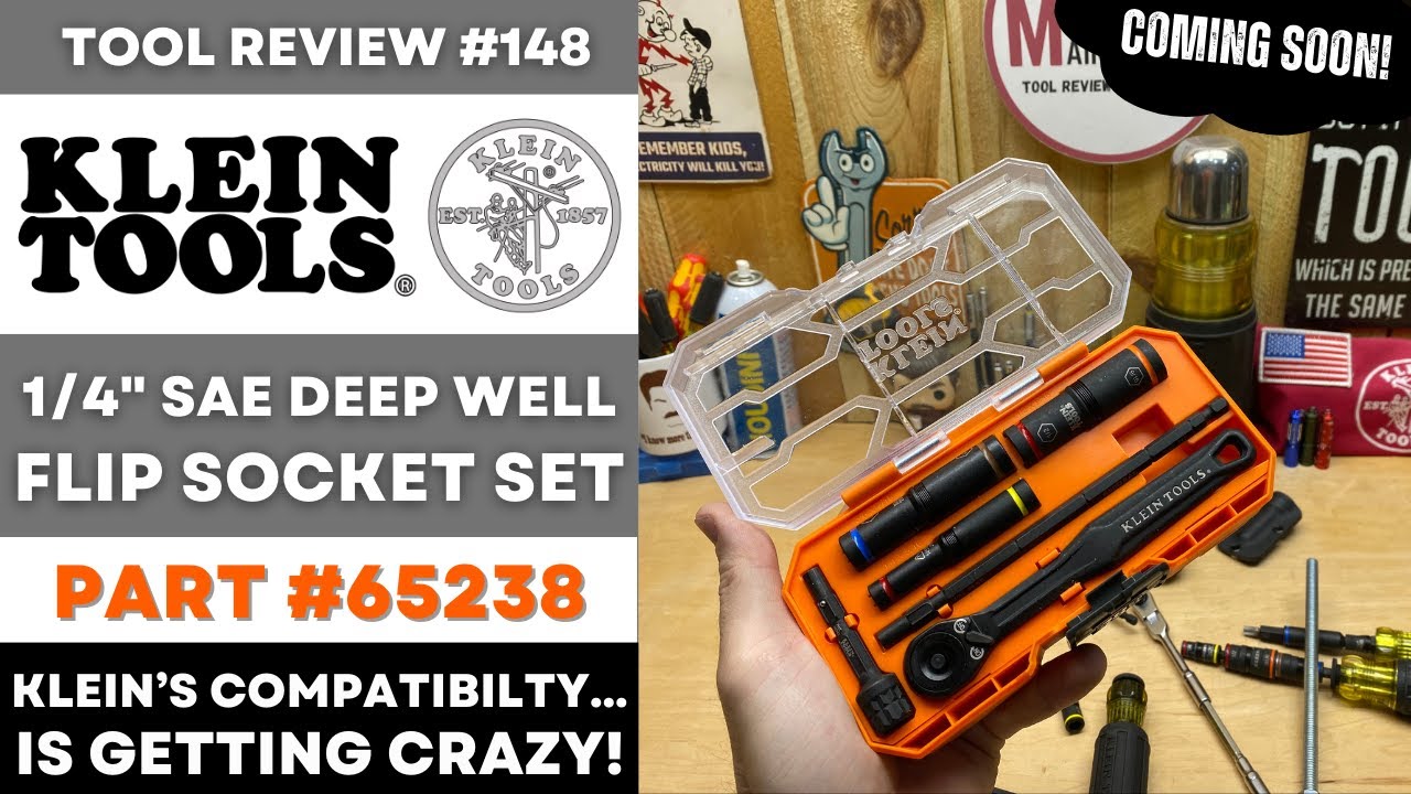 New! Klein Tools SAE Deep Flip Sockets - The Compatibility is