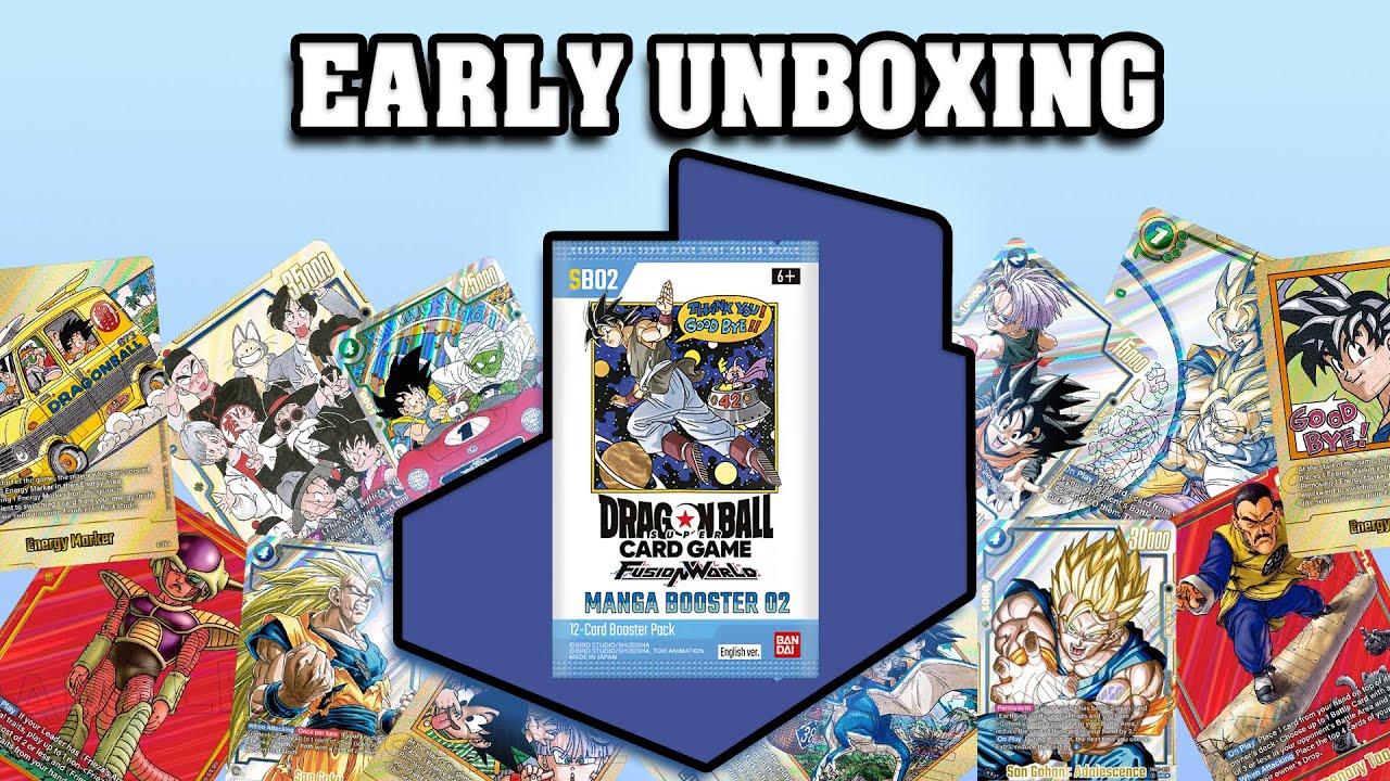 The NEW Dragon Ball Manga Booster 2 Is CRAZY… You Won't Believe
