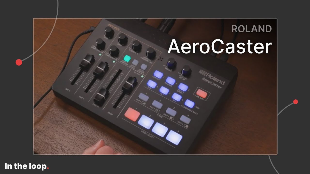 AeroCaster Live System from Roland // In the loop - YouTube