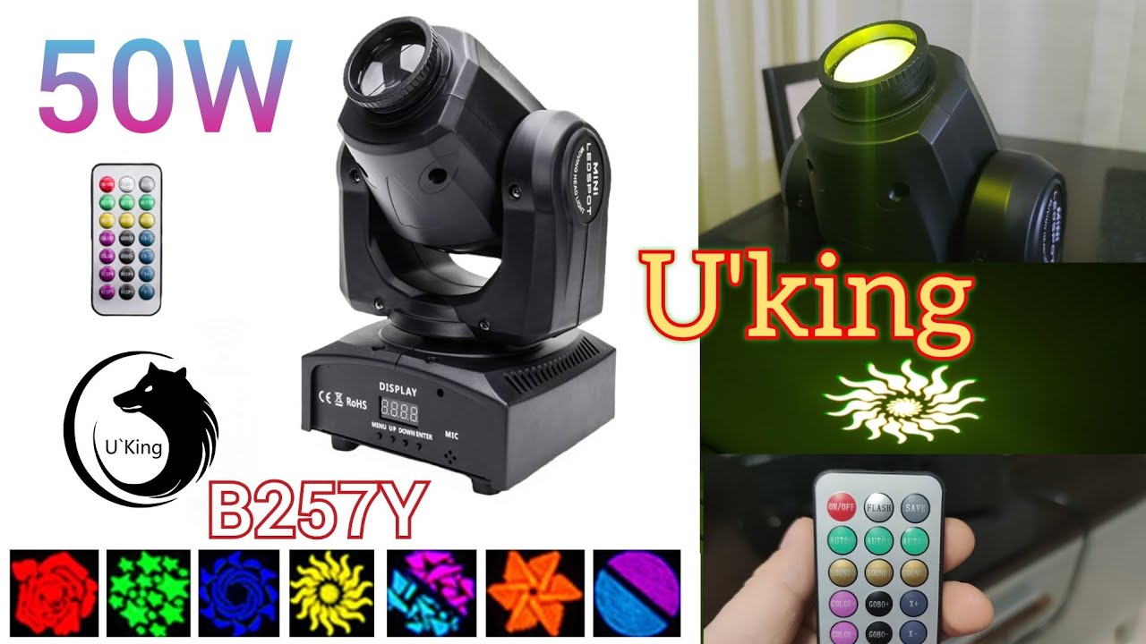 舞台照明ムービングライトZQ-B257Y U'king B257Y Moving Head Light