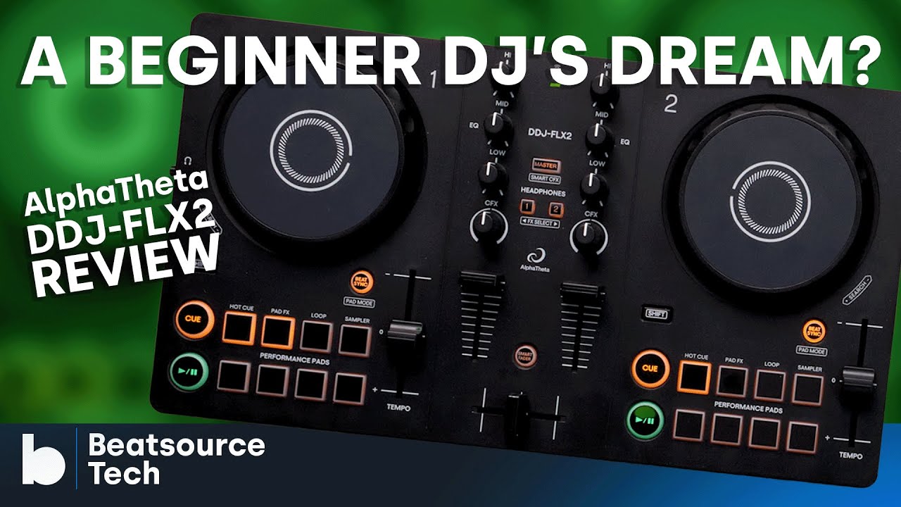AlphaTheta DDJ-FLX2 Review: A Beginner DJ's Dream Controller