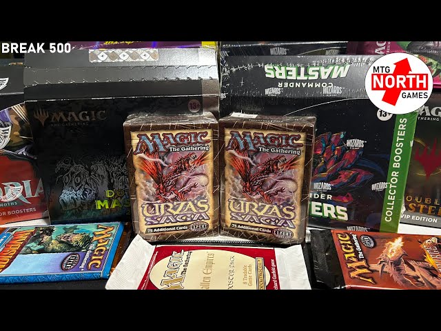 60 MTG Pack CHAOS Break with 2 Urza's Saga Tournament Decks! - YouTube