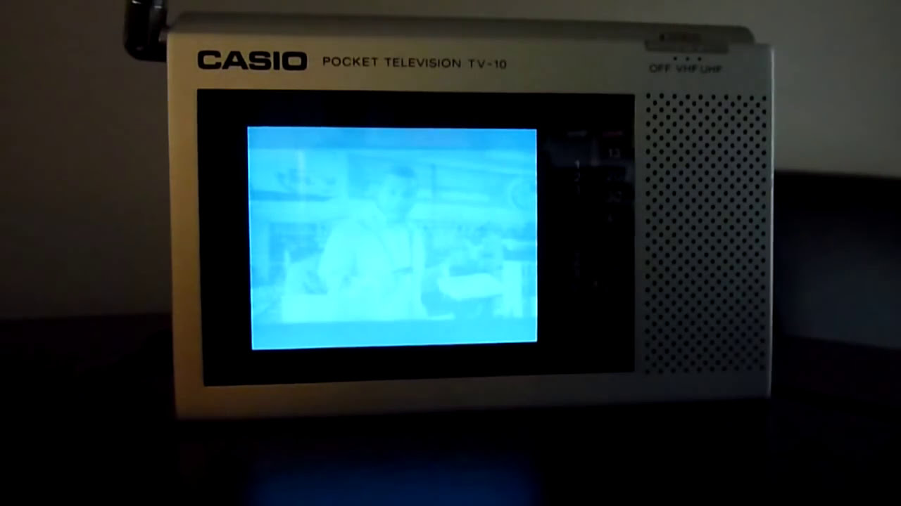 Pocket TV demonstration: Casio TV-10 - YouTube