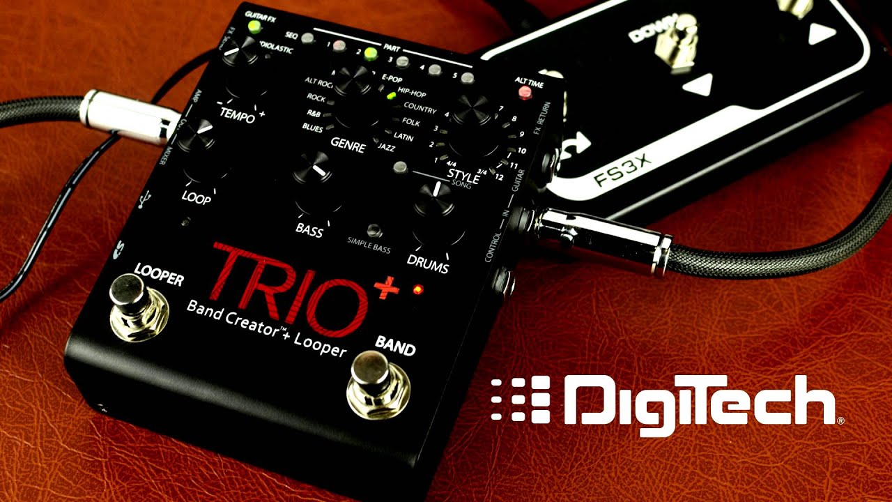 DigiTech TRIO+ Band Creator + Looper Demonstration Video - YouTube
