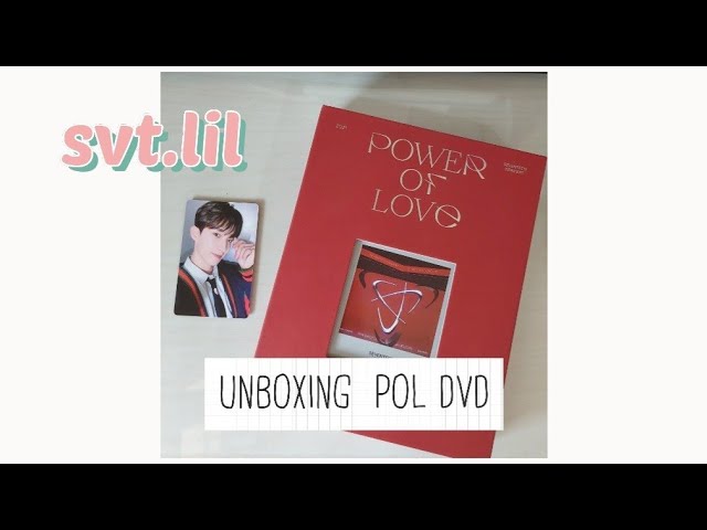 開箱/unboxing 】SEVENTEEN POWER OF LOVE DVD 值得擁有的美麗小卡