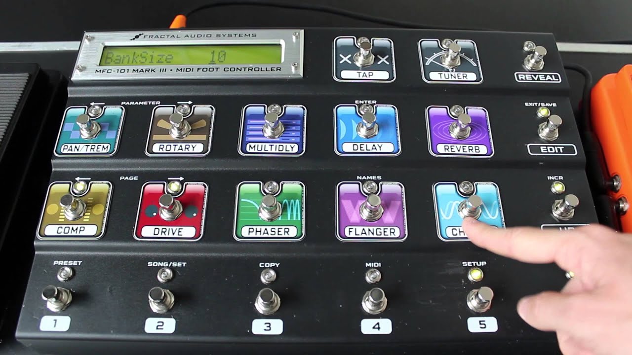 Setting up the Axe-Fx II XL, MFC-101 MK III, and Mission