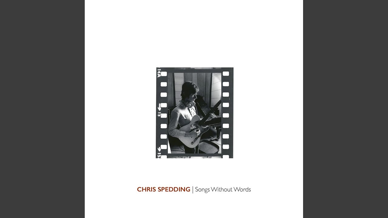 クリス・スペディング 幻のデビューアルバム『Songs Without Words