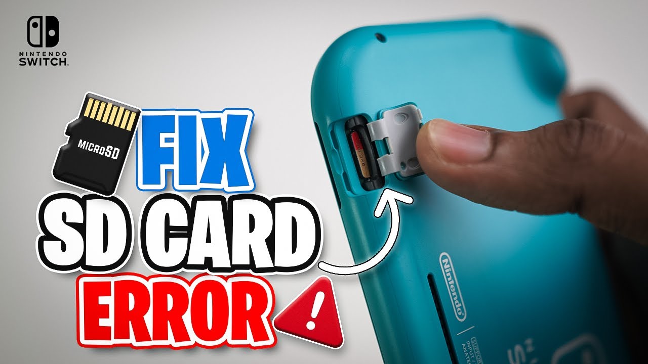 How to Fix MicroSD Card Not Working in Nintendo Switch Lite | Easy