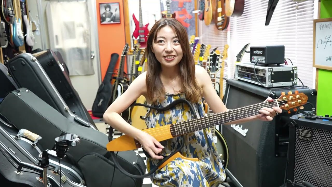 YAMAHA サイレントギター SLG 100S - YouTube