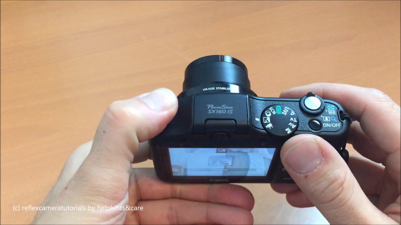 Canon PowerShot SX 160 IS - tutorial and review - YouTube