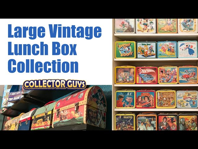 Large Vintage Lunch Box Collection I COLLECTOR GUYS - YouTube