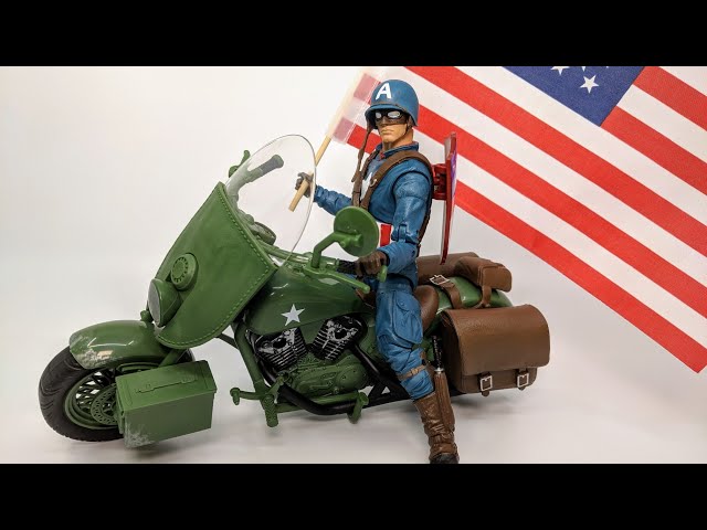 マーベルレジェンド キャプテン・アメリカ（80周年記念 WW2版＆バイク