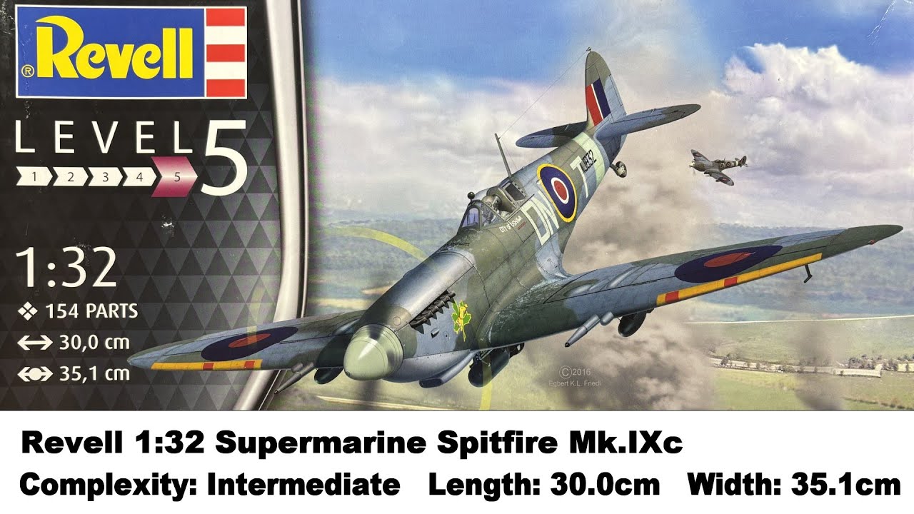 Revell 1:32 Supermarine Spitfire Mk.IXc Kit Review - YouTube