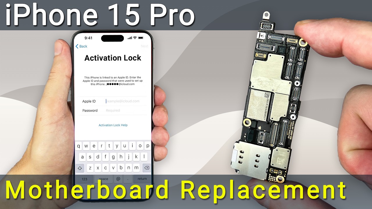 Fix Your iPhone 15 Pro Activation Lock: Motherboard Replacement