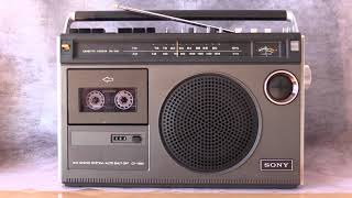 Sony スタジオ CF-1980 モノラルラジカセ №120 - YouTube