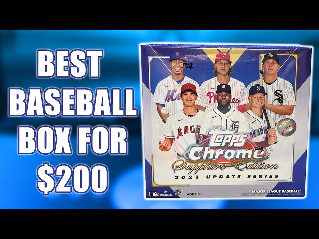 BEST BASEBALL BOX UNDER $200 | 2021 Topps Chrome Update Sapphire
