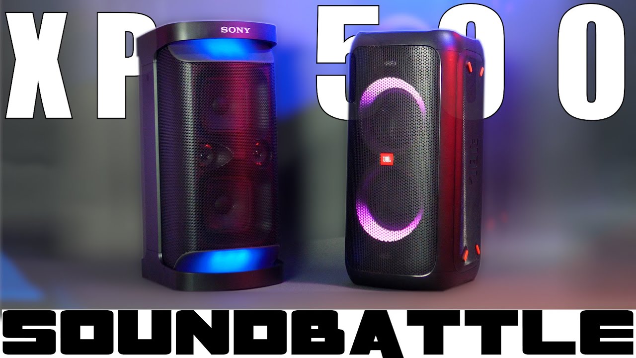 🥰🙄SONY SRS XP500 vs JBL Partybox 100 | Sound battle with sound