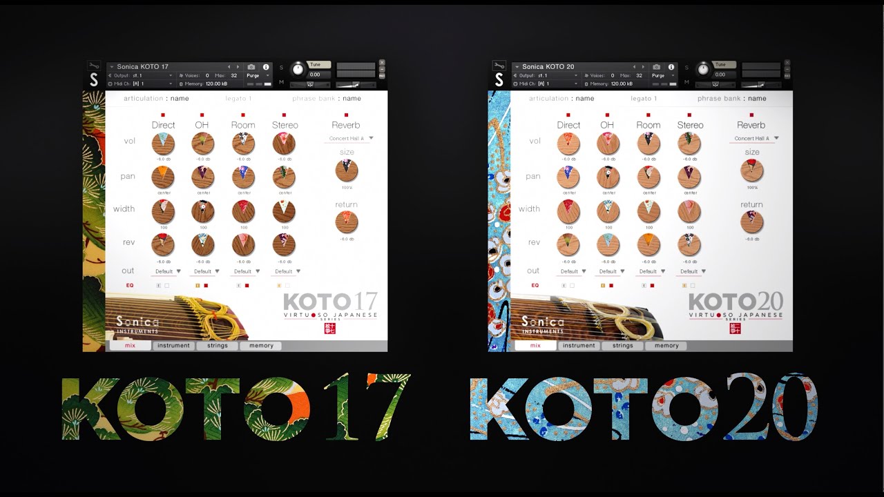 ソフト音源 「KOTO 20 - VIRTUOSO JAPANESE SERIES」 | SONICWIRE