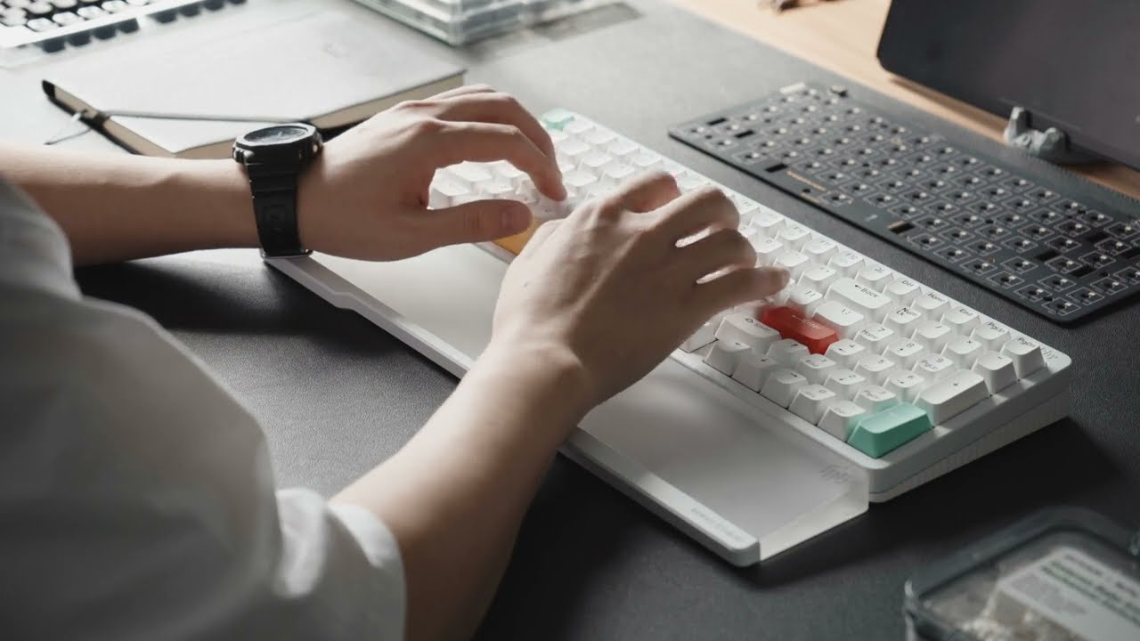 NuPhy Halo96 Typing Sound Test - Night Breeze & Rose Glacier - YouTube