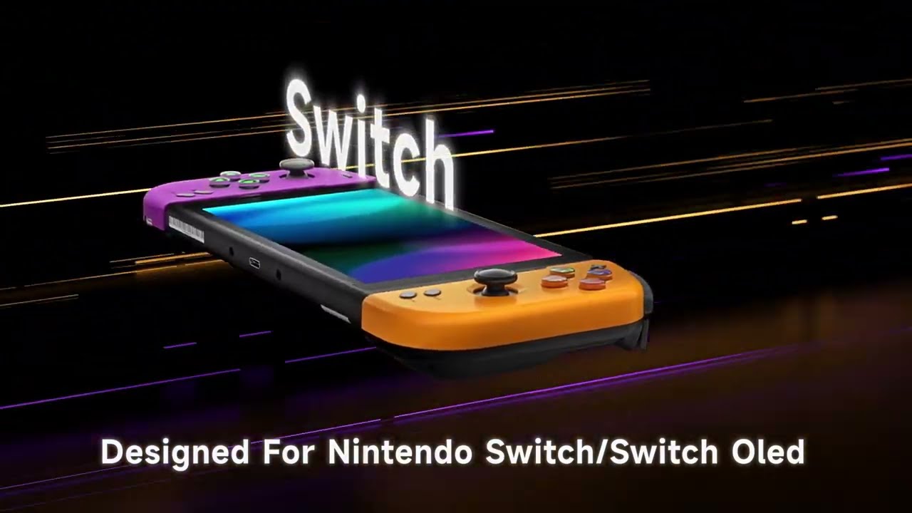 EasySMX STK-7046 One-piece Joycon For Nintendo Switch with More