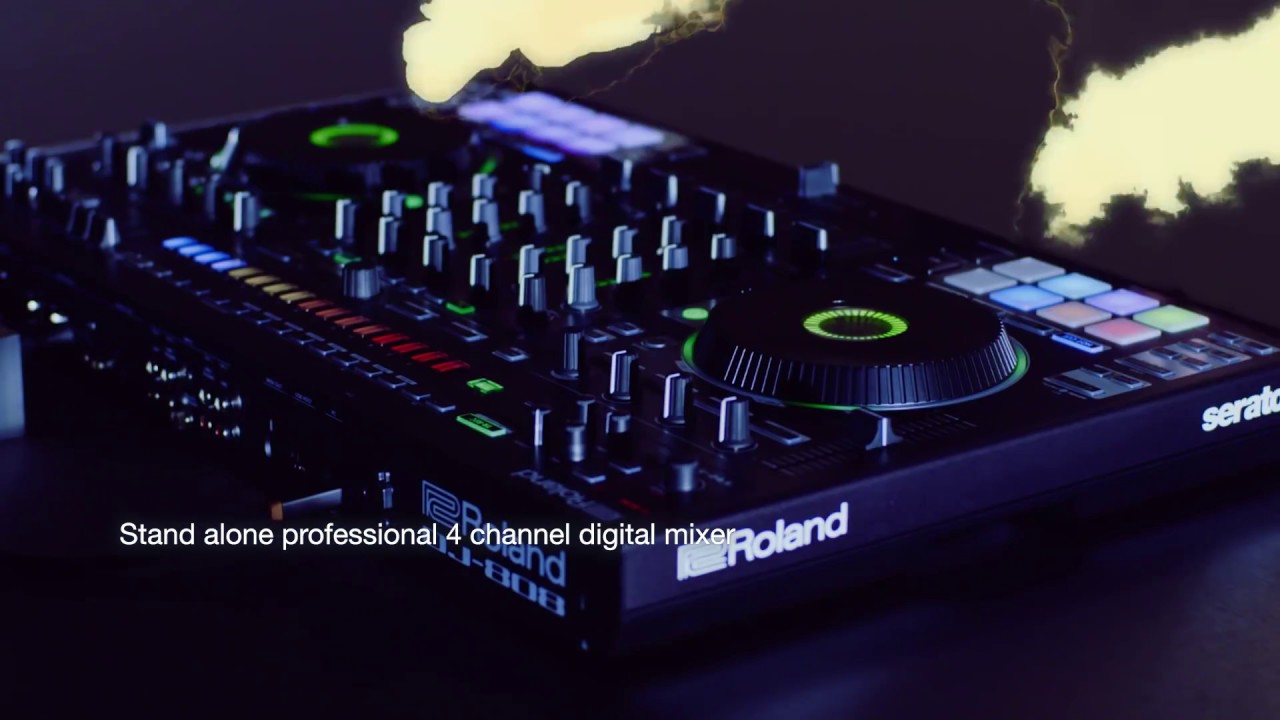 Roland DJ-808 DJ Controller for Serato DJ Pro - YouTube