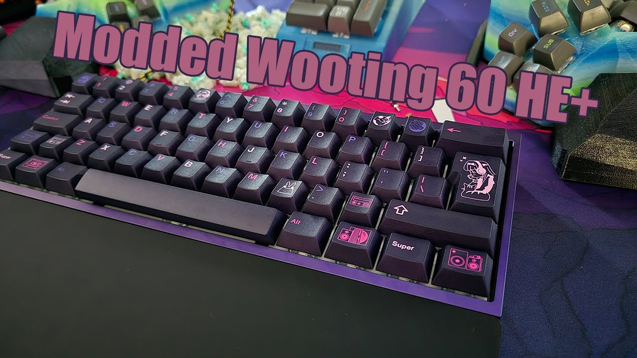 Customising Wooting 60 HE+ | Tofu Redux 60 | Gateron Jades | Tape