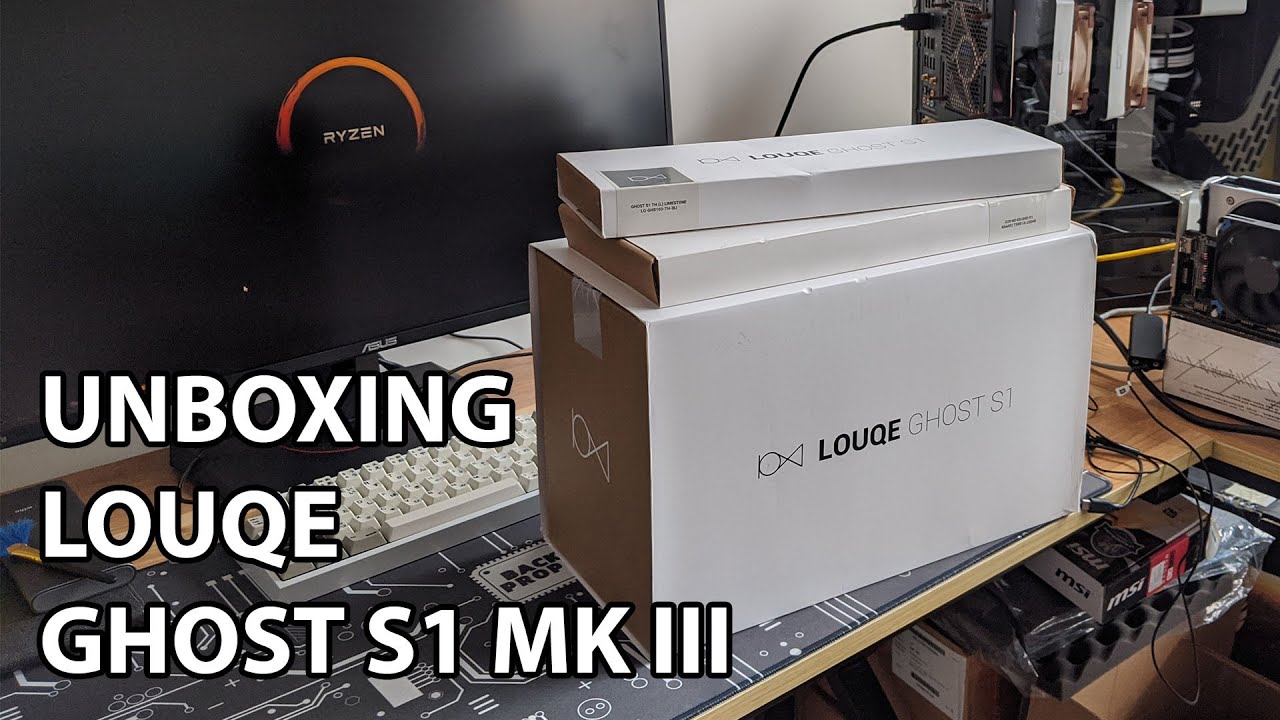 In-detail Unboxing Louqe Ghost S1 MK3 Limestone, Grill Copper