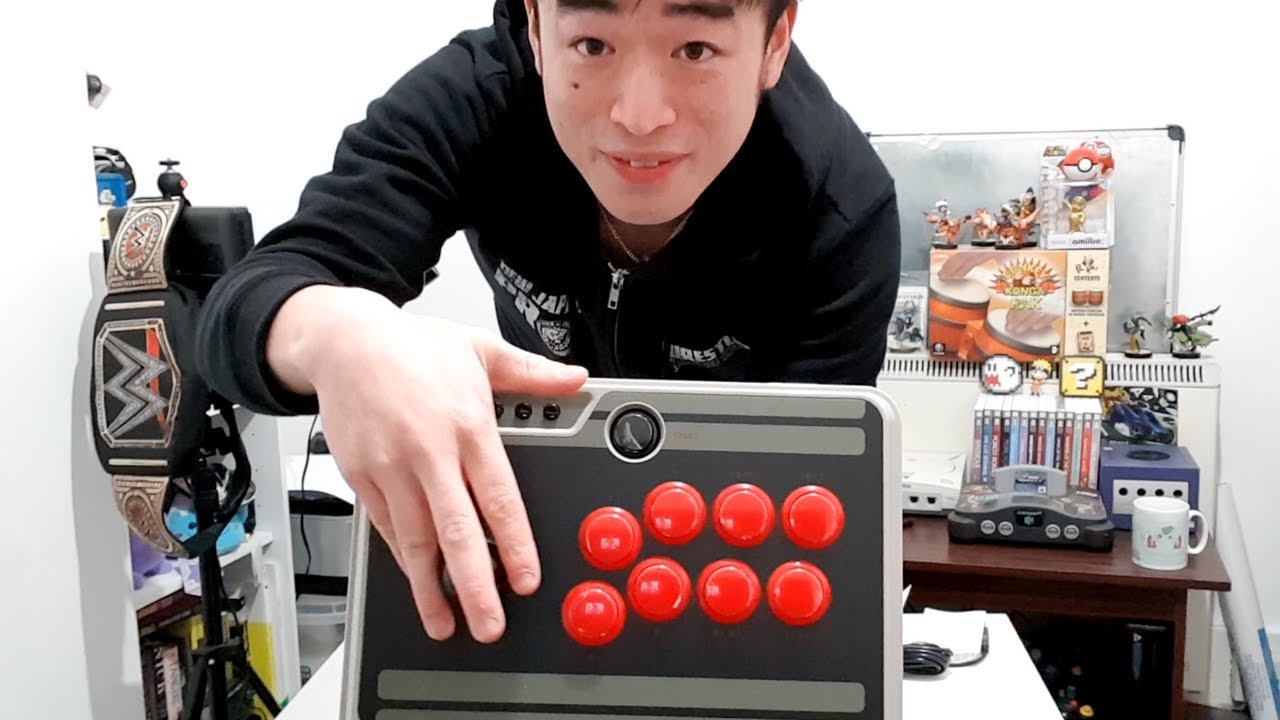 8Bitdo N30 Arcade Stick Unboxing Review - YouTube
