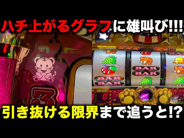 ぶち上がるグラフのジャグラーを引き抜ける限界まで追い続けてみた