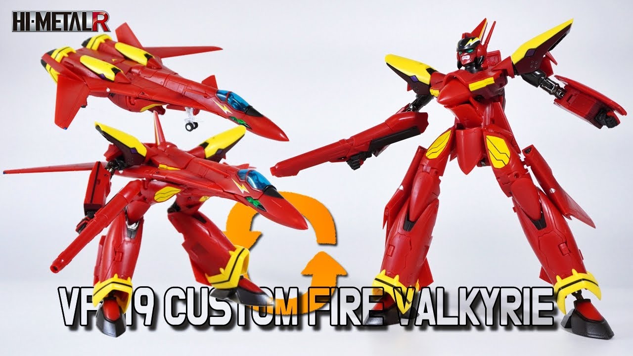 Transformation HI-METAL R VF-19 CUSTOM FIRE VALKYRIE MACROSS 7