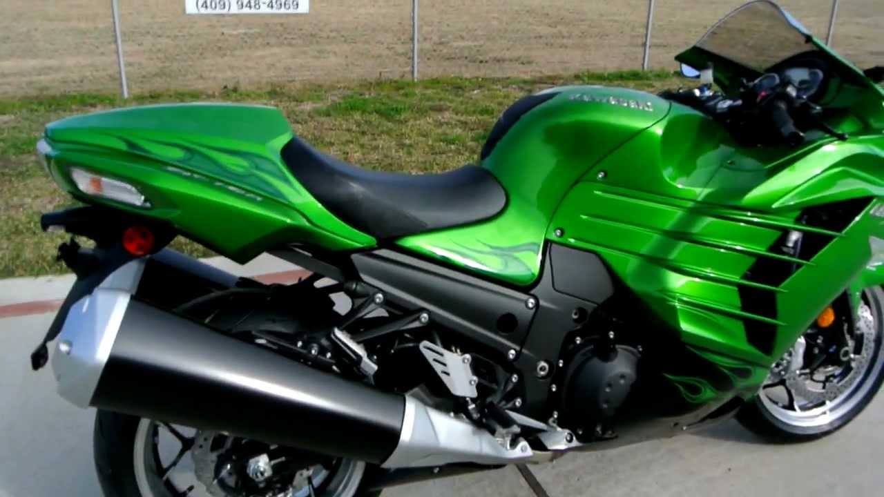 Overview and Review: 2012 Kawasaki ZX14R Ninja in Golden Blazed