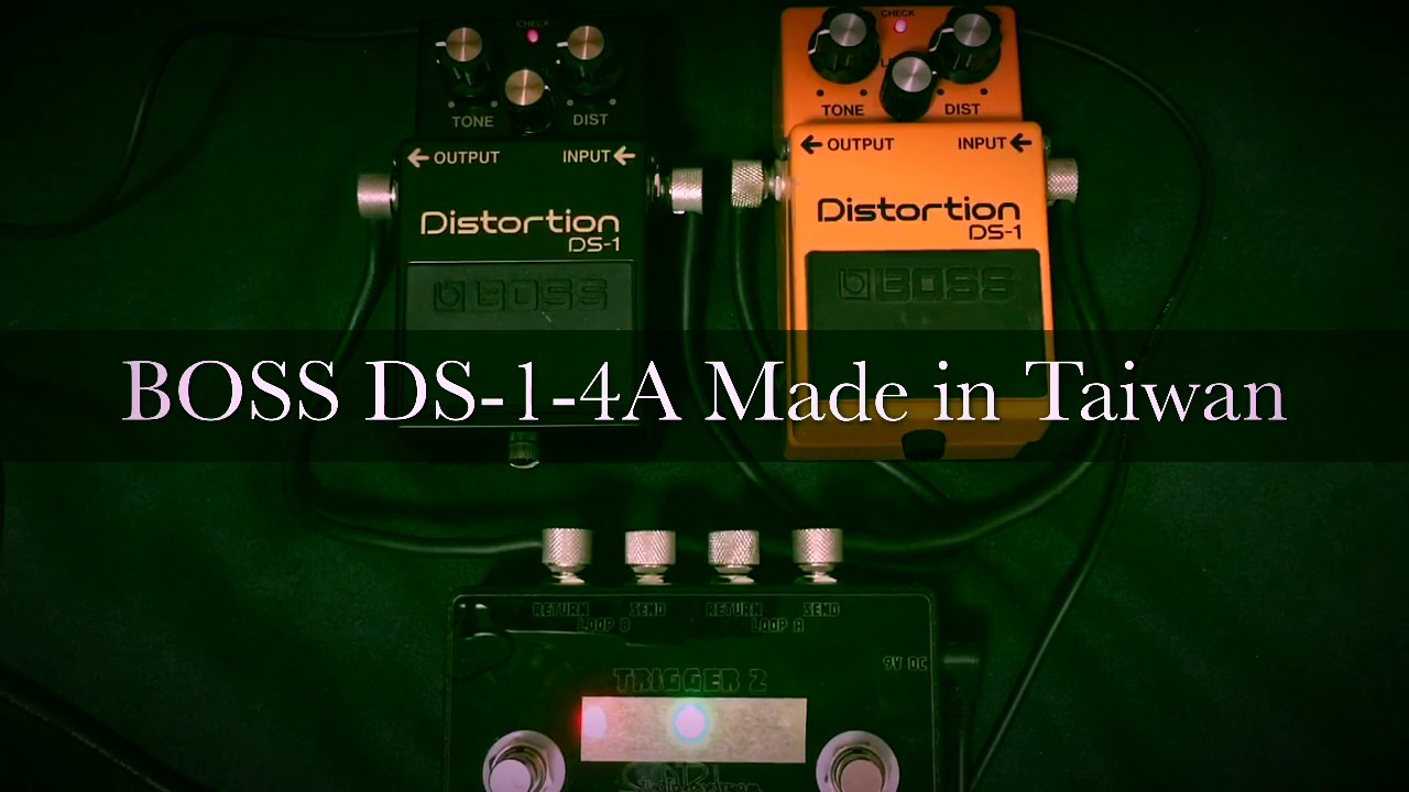 BOSS DS-1-4A 40th Anniversary Modelをレビュー！現行品よりも