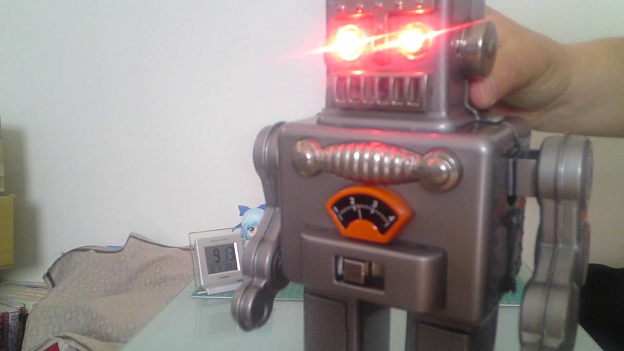 日本製 ブリキのロボット（SMOKING SPACE MAN）Made in Japan Robot of
