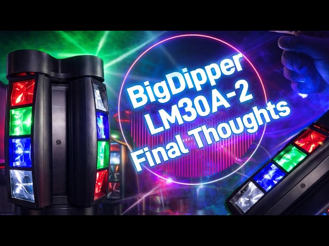 BigDipper LM30A | 8x3W RGBW LED | Mini Spider Moving Head | DJ