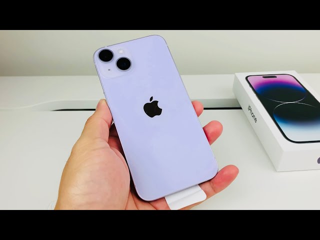 iPhone 14 PURPLE Unboxing & First Impression! - YouTube