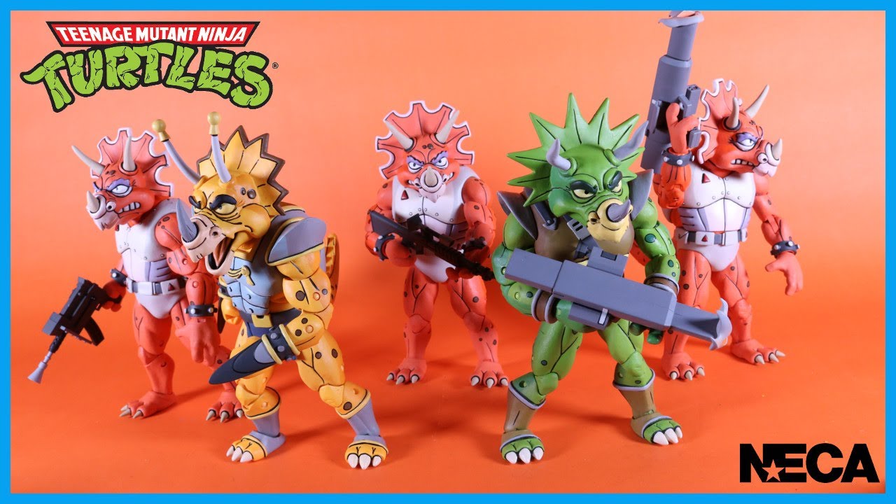 NECA Toys Target Teenage Mutant Ninja Turtles Cartoon TRICERATON