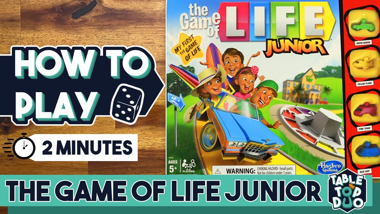 How to Play Game of Life Junior in 2 minutes - Easy Guide - YouTube