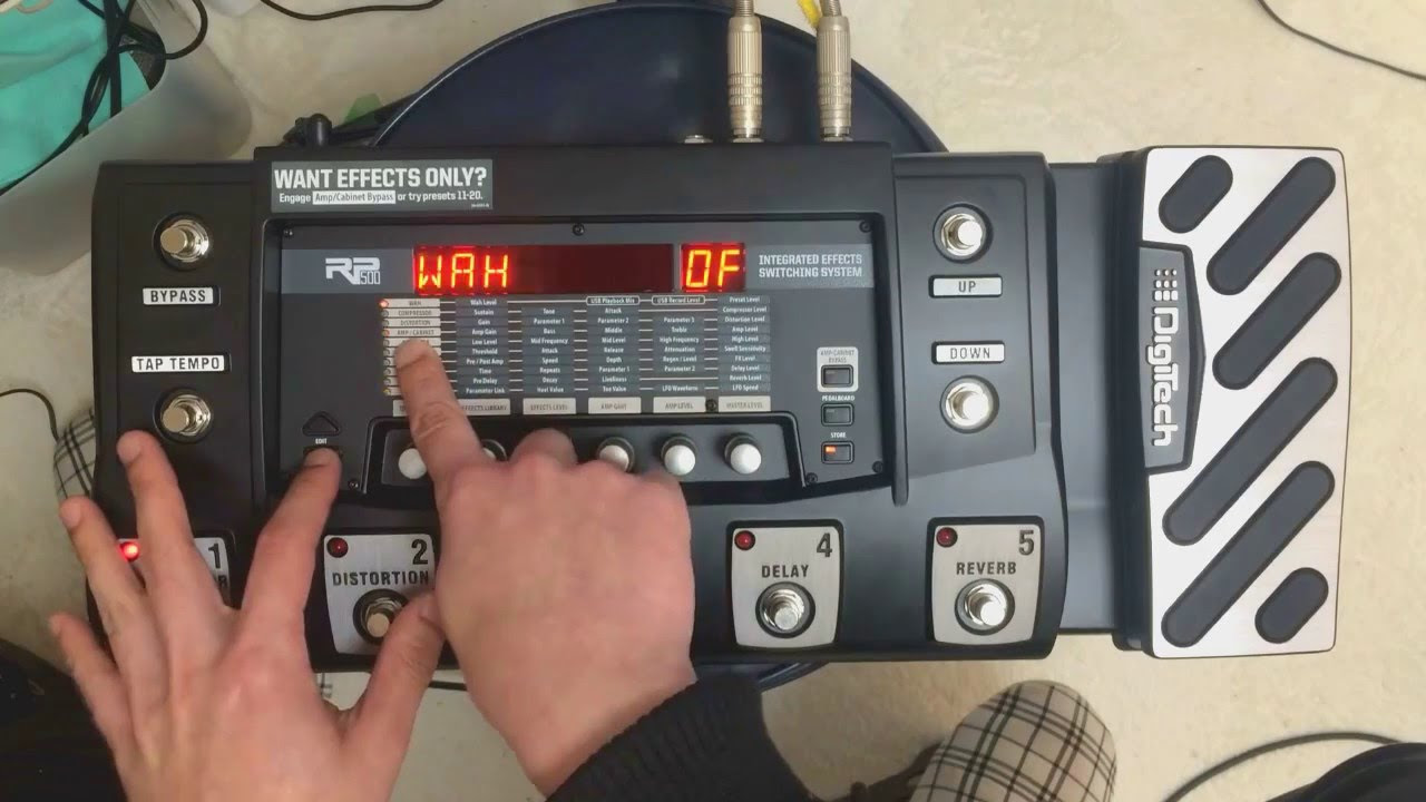 ギターレッスン【DigiTech RP500の使い方】 - YouTube