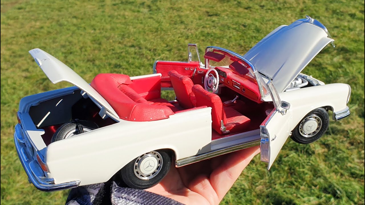 Mercedes Benz 280SE 1966 Maisto 1/18 - YouTube