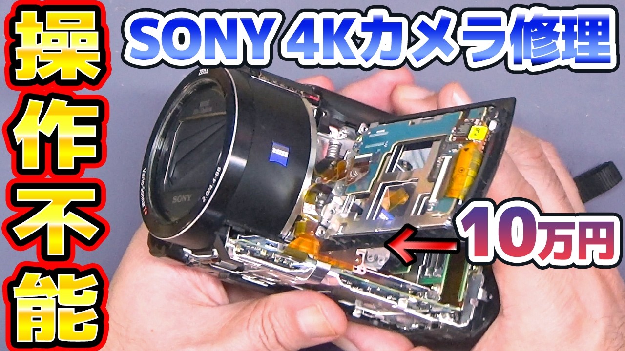 新しいカメラ！ SONY4Kﾊﾝﾃﾞｨｰｶﾑ FDR-AX45【アクアリウム撮影用