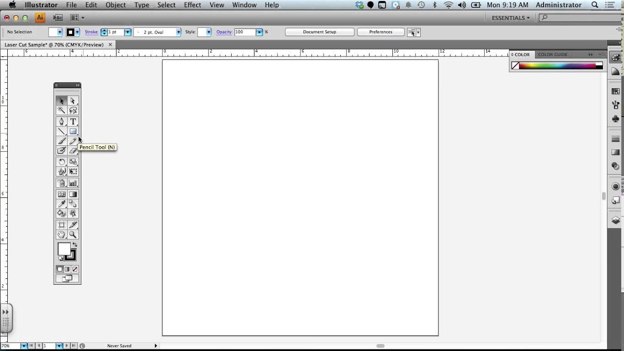 Illustrator CS4 - Working with Shapes Pt 1 - YouTube