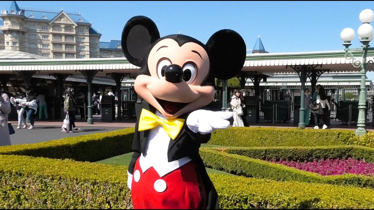 TwT)v TDL エントランス・ミッキー・グリ（2019.3.24） - YouTube