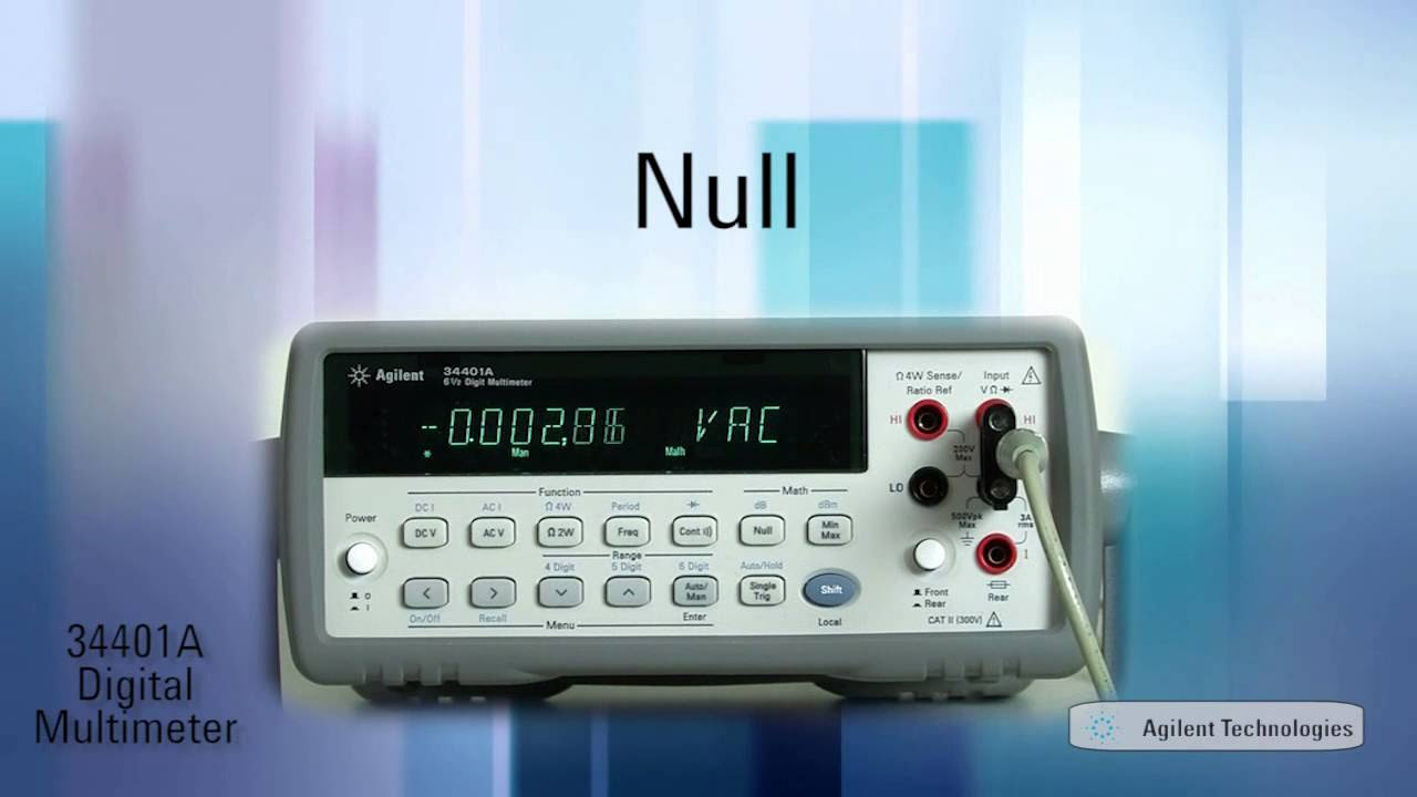 34401A Digital Multimeter, 6.5 Digit DMM Product Demonstration